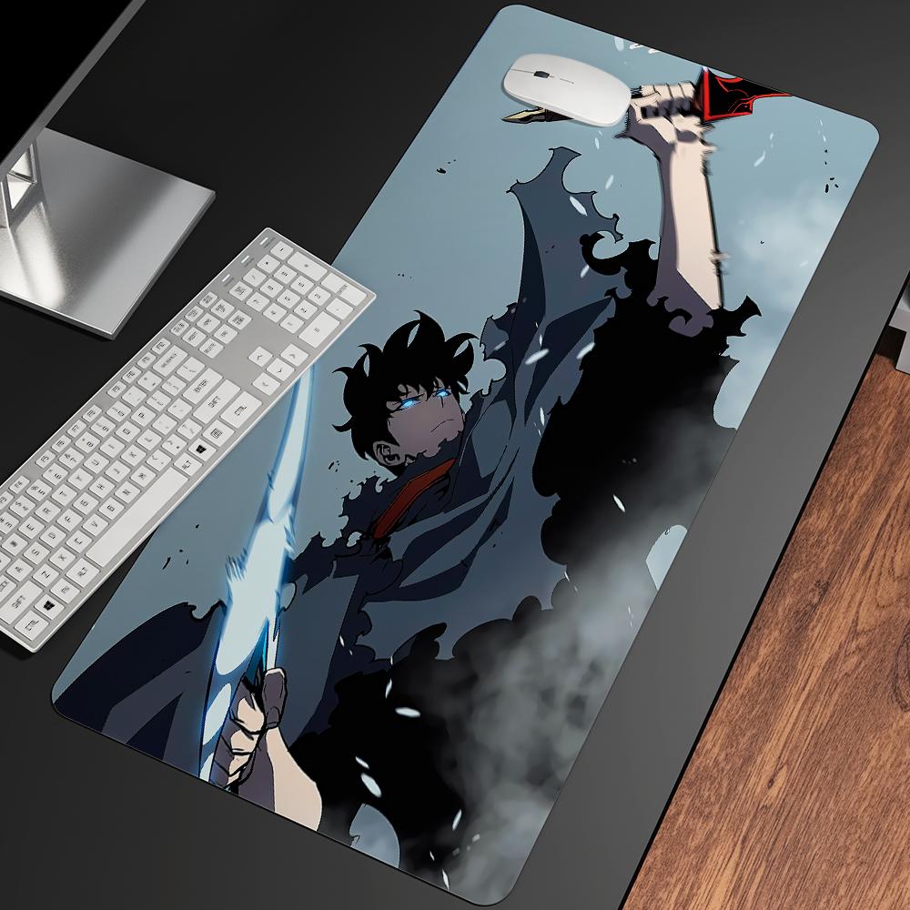 Pads XXL Anime Upgrade Alone Beautiful Pattern Large Gaming Desk Pad Lovely Mouse Pad HD Print Computer Gamer Locking Edge Mouse Mats