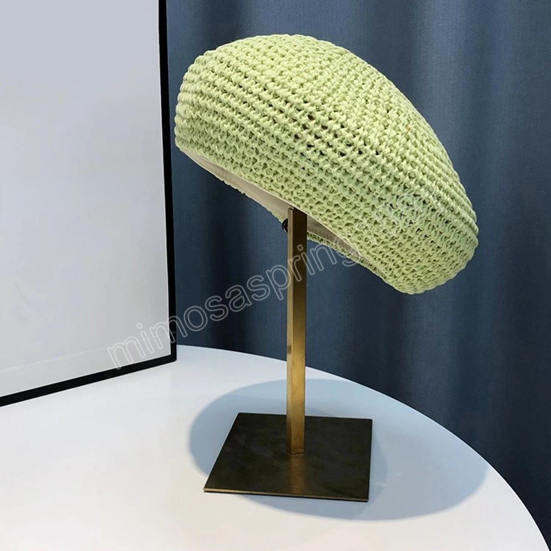 Summer Think Tleved Solid Color Cap japońskie japońskie, puste oddychające trend oddychający wszechstronny malarz hat gorras