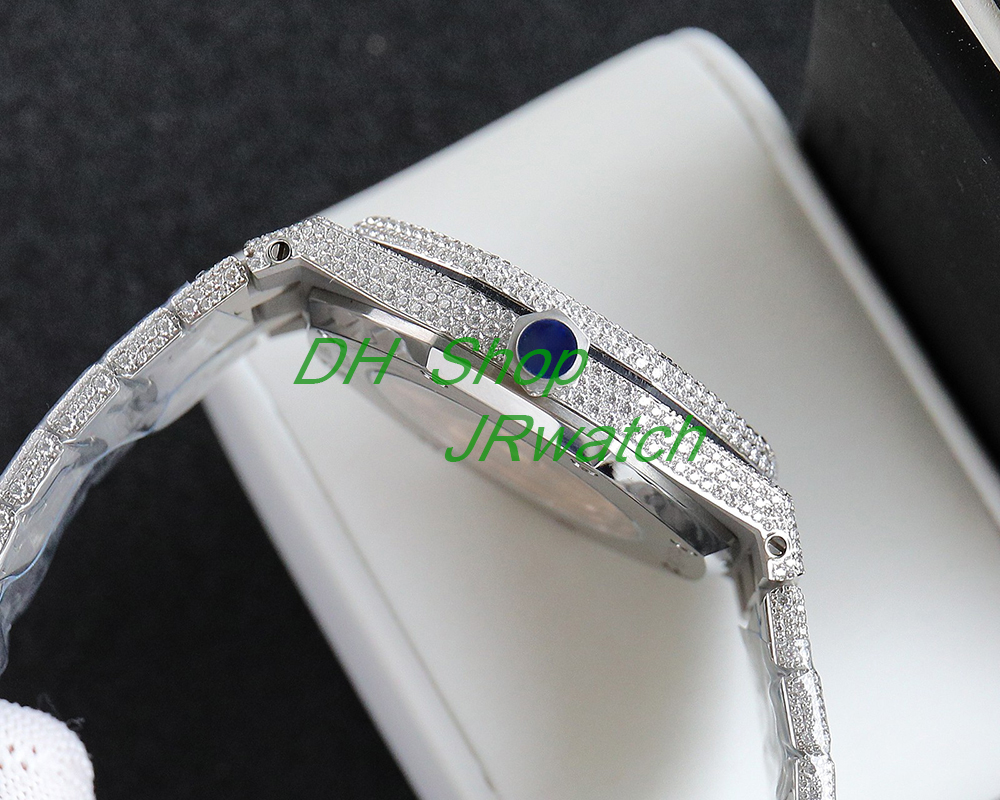 Top Custom Men S Way Luksus Swarovski Diamond Full Star Sports Watch z ETA3120 Automatyczny zegarek mechaniczny luksusowy wyświetlacz Kolekcja typu zegarek prezent biznesowy