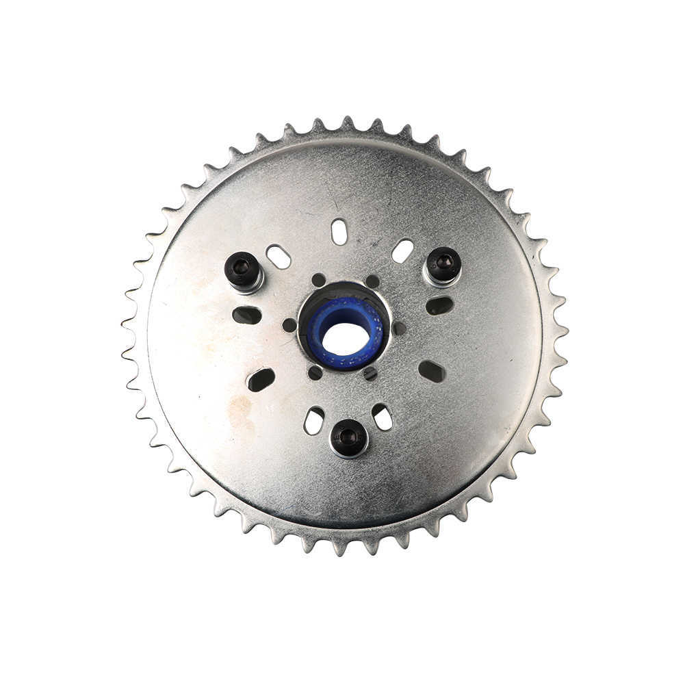 New 44T Sprocket Adapter Fit 1.5 inch 1 1/2 inch 415 Chain 49cc 50cc 66cc 80cc 2 Stroke Motorized Bike Replacement Durable Stable