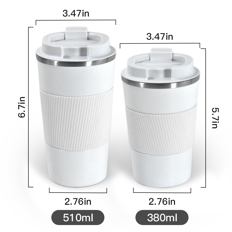 17oz 304 roestvrijstalen thermosbeker auto zakelijk water beker dubbele laag vacuüm geïsoleerde koffiekop l01