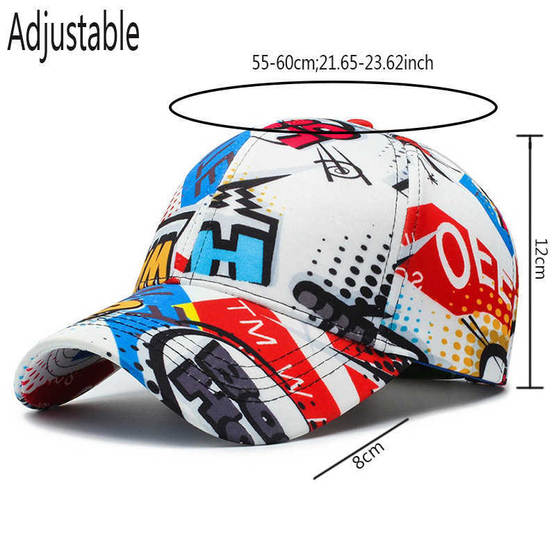 Snapbacks Men's Valentine's New Fashion Graffiti baseball cap Adjustable Hip Hop Rap Sports Women's Sun Hat Wholesale G230529