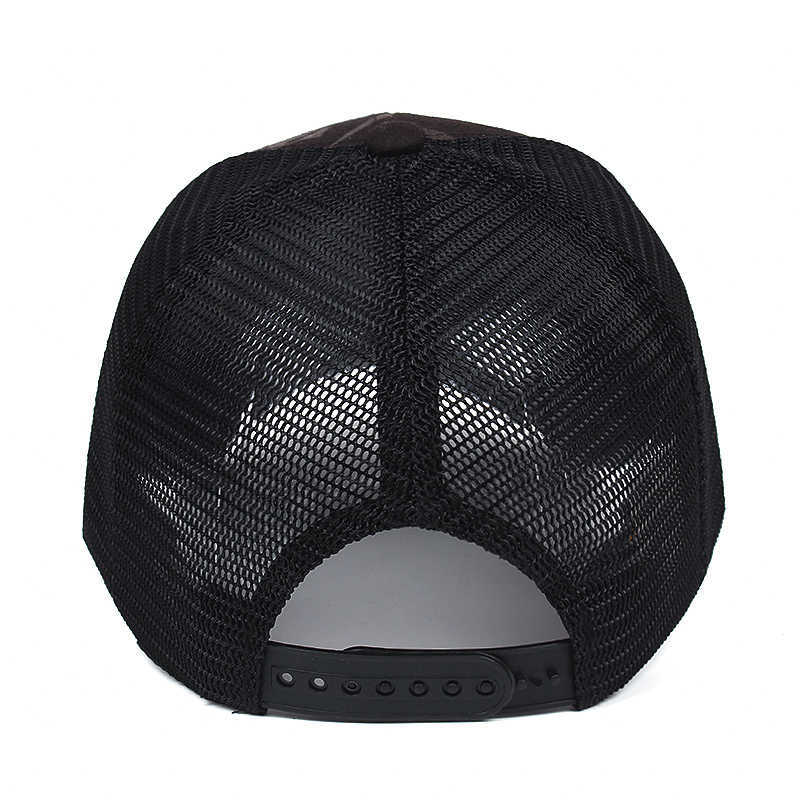 Snapbacks algodão bordado beisebol europeu malha americana boné respirável e mulheres esportes ao ar livre viseira hat hat árvore Camuflagem G230529