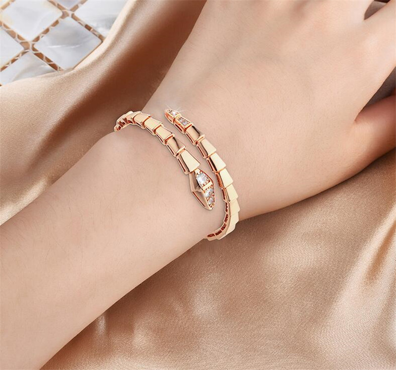Braccialetto di design braccialetto braccialetto serpente braccialetti d'argento oro uomo donna designer braccialetti classici gioielli matrimonio regalo di compleanno