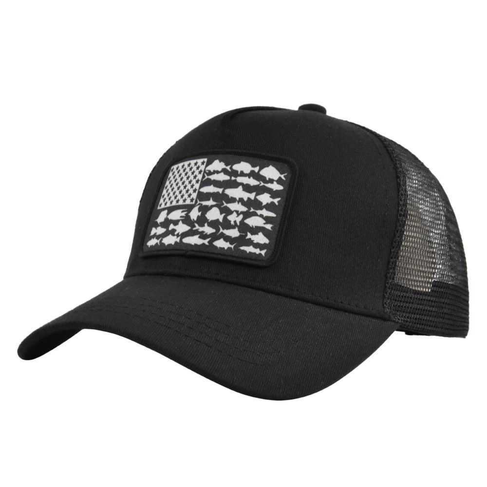 Snapbacks Mesh American Flag Baseball Cap Women's Label Duck Hat Mesh Breattable Truck Driver Sunshade Män och kvinnor G230529