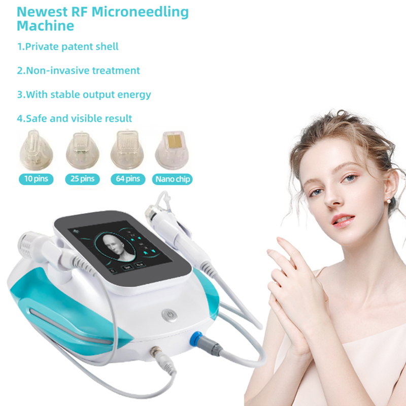 Machine de microneedling fractionnée RF avec marteau froid lifting du visage raffermissant les rides élimination des vergetures Rf Microneedle anti-âge raffermissant la peau