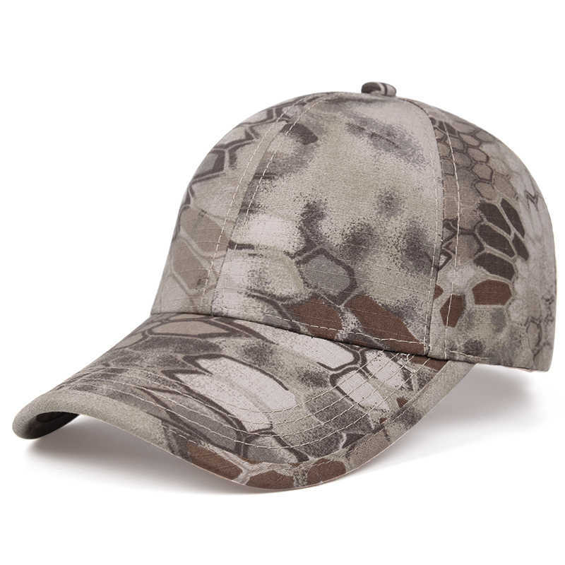 Snapbacks Cotton Boa Impresso Camouflage Forças Especiais Tactics de Combate Hat Hat Out Mountain Selshade Baseball Cap G230529