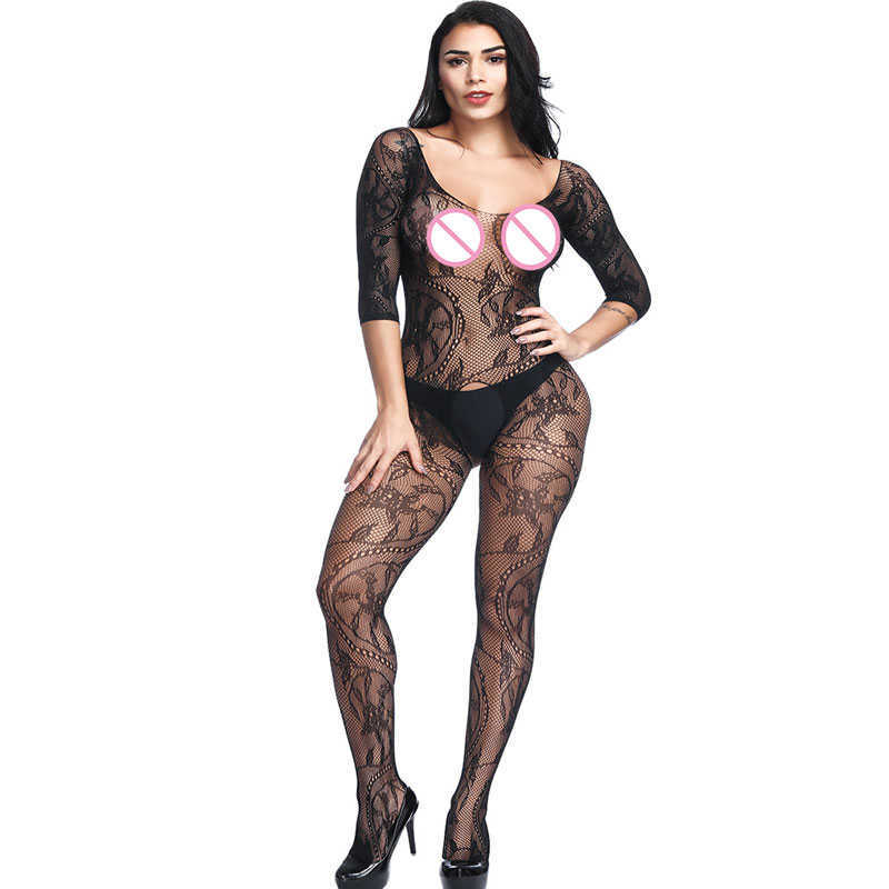 50% OFF Ribbon Factory Store fitness suit Bodystocking Sexy open chest+open Teddy cup underwear Crochless idol