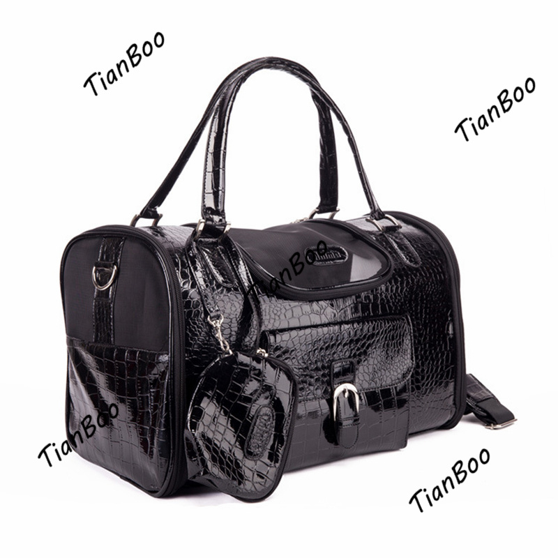 Tragetasche für Haustiere, PU-Leder, Hundetragetasche für kleine Hunde, Tragetasche für Welpen, Haustier-Hundetasche, Chihuahua, Yorkies, Hundezubehör