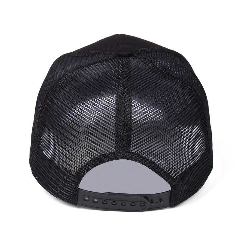 Snapbacks malha de beisebol casual respirável para homens e mulheres Hip Hop Sports Motorcycle Brick Cap G230529