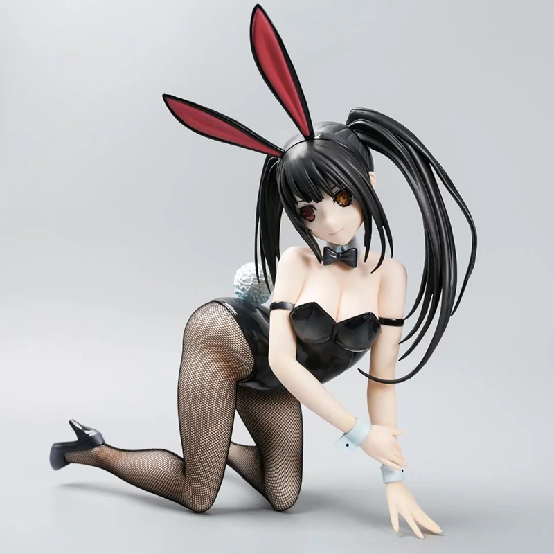 Funny Toys FREEing Date A Live Tokisaki Kurumi Bunny Girl B-style 1/4 Scale PVC Action Figure Anime Sexy Figure Model Toys Colle