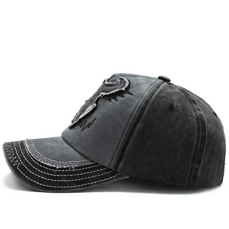 Snapbacks 2020 Nieuwe embryo wassen honkbal cap dad casquette damesknop verborgen gorilla brief katoenhoed G230529