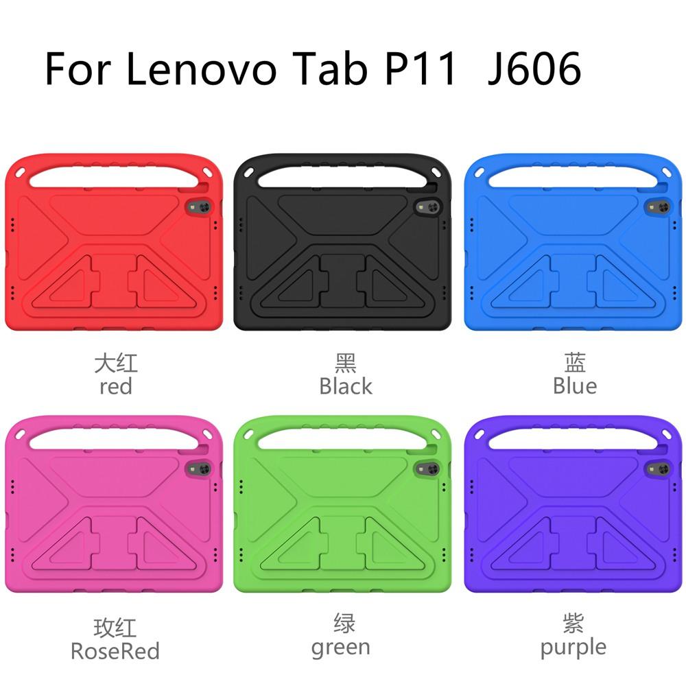 Case Case Lenovo Tab P11 TBJ606F Full Body Kids Kids Stand Eva Tablet Cover Lenovo Tab P11 Plus TBJ060X 11 pollici