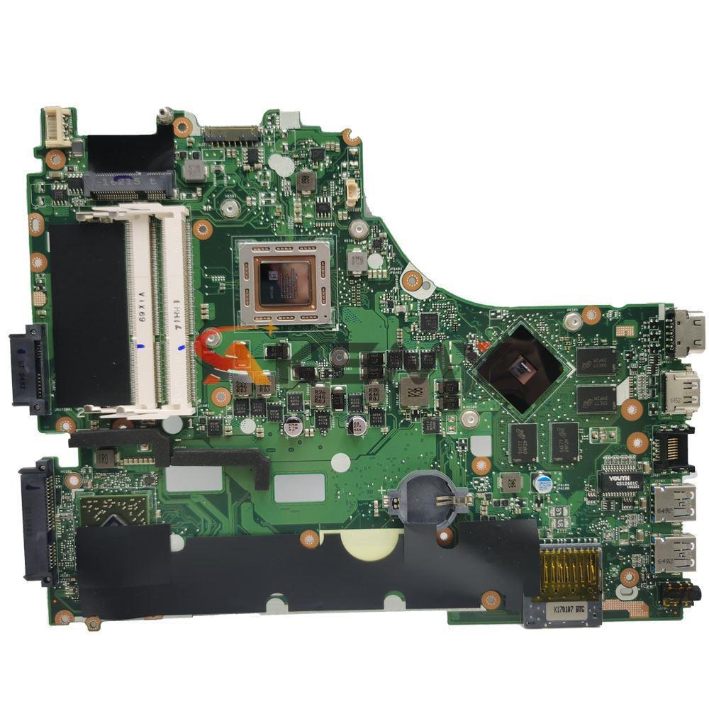 Motherboard Laptop Motherboard X550ZE X550ZA For ASUS X550Z X750Z K555Z VM590Z A555Z X750DP K550D Mainboard A8 A10 FX7600P LVDS/EDP UMA/PM