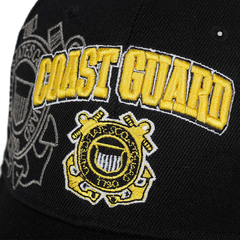 Snapbacks 2022 Coast Guard US Army Berretto da baseball tattico Estate Uomo Outdoor Training Climb Parasole Cotone regolabile G230529