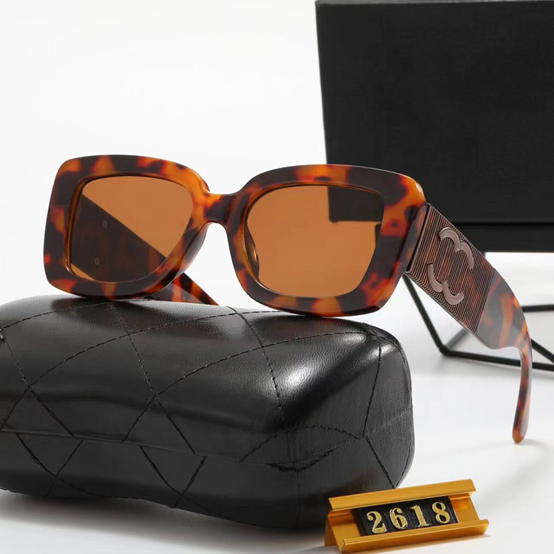 Солнцезащитные очки для дизайнеров для женщин -солнцезащитных очков с широкими очками с пленкой квадратной рамкой летние поляризованные солнцезащитные очки с коробкой