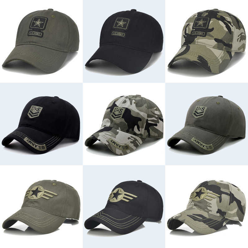 Snapbacks baseball militaire randonnée soleil sports de plein air casquette hip-hop tactique pour hommes G230529