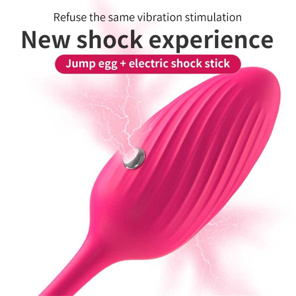 Elektrische Schock Vaginalen Kegel Ball Vibro-ei Vibratoren Für Frauen Drahtlose Spot Klitoris Sex Spielzeug Weibliche Vibrator