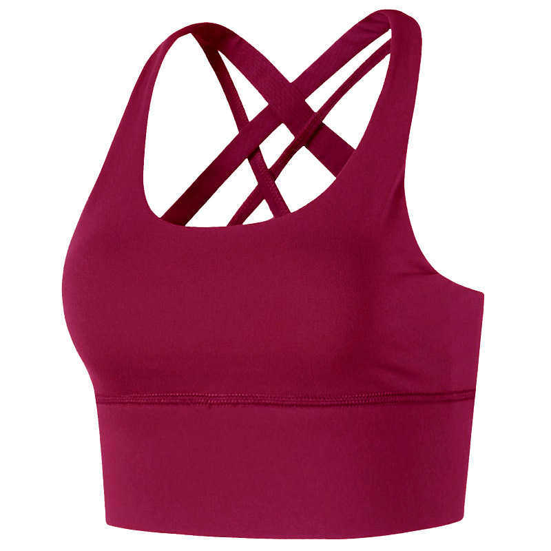 Bras High Impact Back Cross Femmes Soutien-Gorge De Sport Boucle Réglable Sous-Vêtements Sexy Femmes Confortable Courir Antichoc Fitness Bras J230529