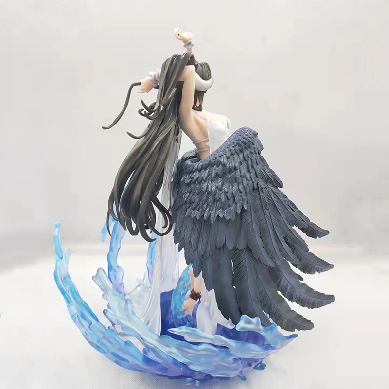 Roliga leksaker japanska Shibuya Scramble Figure Overlord Albedo Swimsuit ver. 1/7 skala PVC -action Figur Anime Sexig figurmodell till