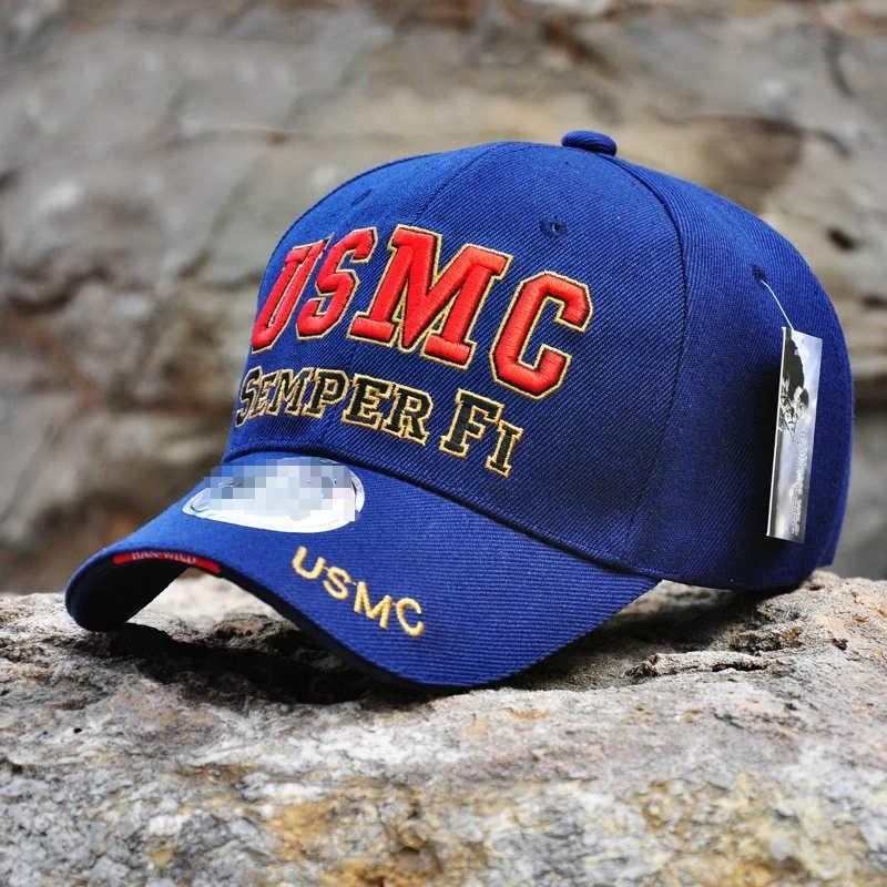 Snapbacks nya militära fans utomhus taktiska USMC Benny Training Hat Men's Baseball Cap G230529