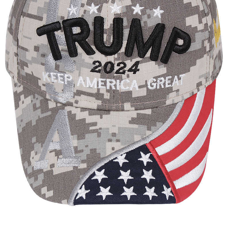 Snapbacks 2024 President Donald Trumps baseballmössa och partimedlem Kasquet's Make Trump America till en stor hatt igen HKD231127