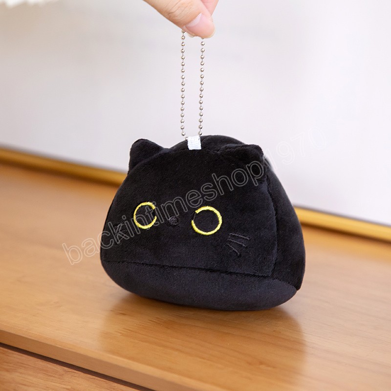 9/15/25cm Cute Cat Plush Pendant Toys Fluffy Dolls Stuffed Simulation Animal Plushie Peluche Pelucia Kids Gift