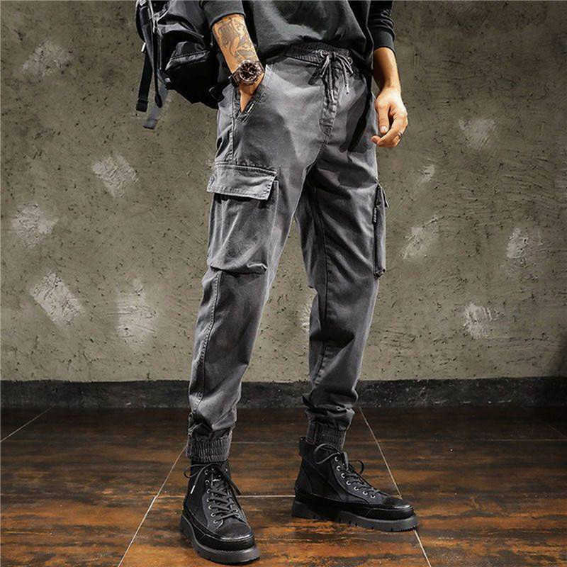 2023 New Goods Trousers Y2k Tactical Military Cargo Pants Men's High Quality Outdoor Hip Hop Work Stacking Flat noodles P230529