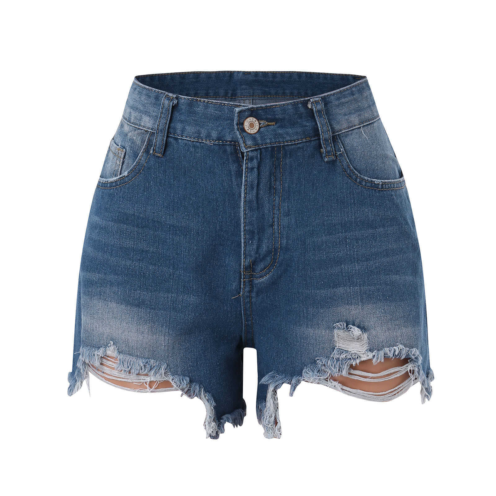 Shorts kvinnors plus size sommar korta arbetskläder denim shorts kvinnors lösa jeans p230530 bra