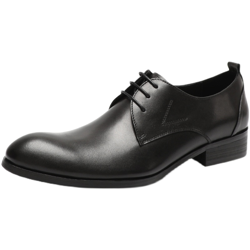 Sapatos formais de couro formal Sapatos de couro genuíno elegante sapatos homens pretos Borgonha marrom Lace Up Mens de casamento Pointy Oxford Shoes