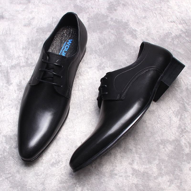 Luxe slangpatroon trouwschoenen Men Dress Leather Church Shoes Black Patent Leather Oxfords Sociale heren Pak Casual Business