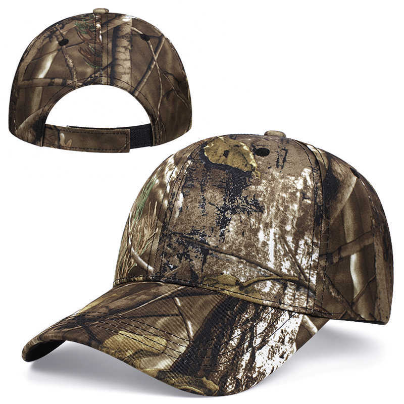 Snapbacks New jungle camouflage coton hommes casquette de baseball sports de plein air camping montagne visière soleil été femmes chapeau G230529