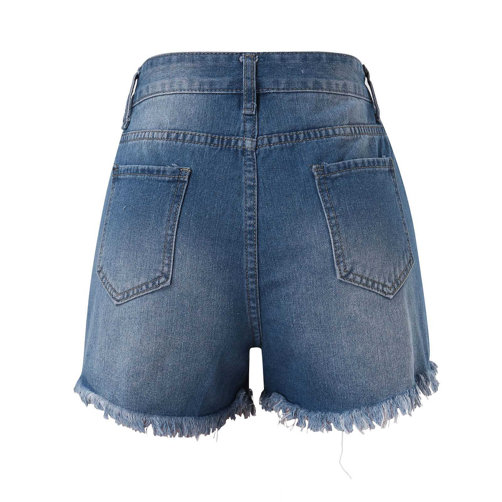 Shorts kvinnors plus size sommar korta arbetskläder denim shorts kvinnors lösa jeans p230530 bra