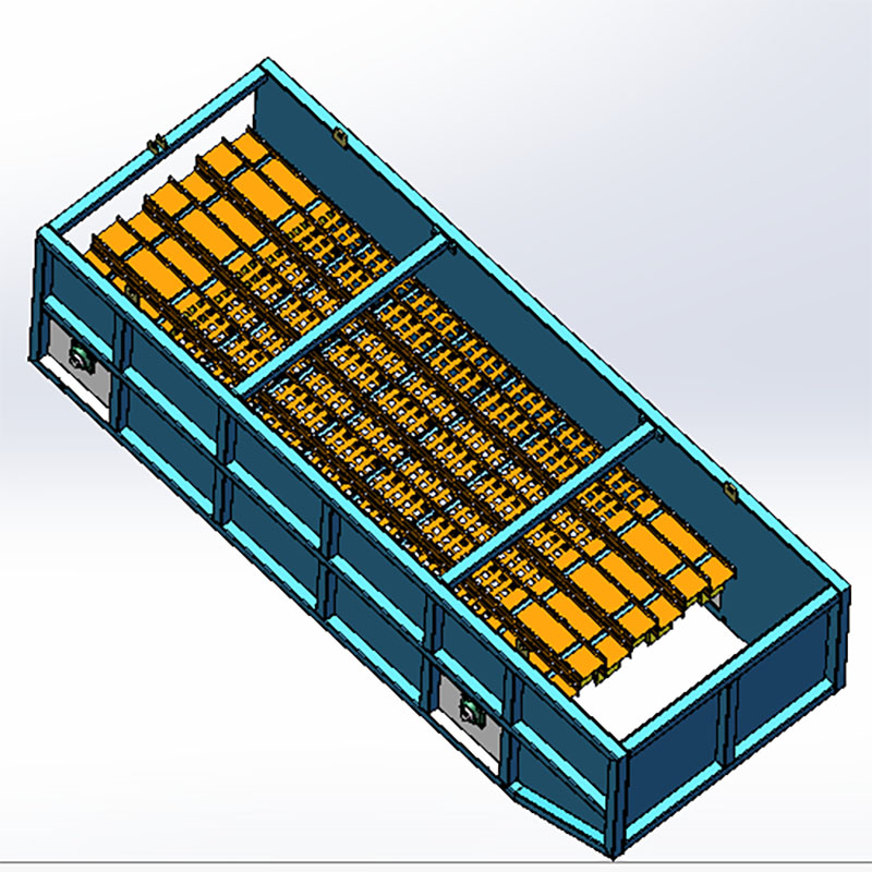 Tela balística para decoração de edifícios e resíduos domésticos Tela saltadora de classificação de resíduos 3D industrial