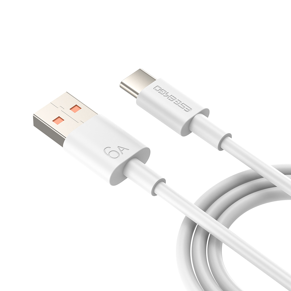 ESEEKGO 6A Super Fast 100W USB Type C Cable Data Cable 1M 3ft Android Fast Charging Cord Charger Lines for Huawei Xiaomi Samsung