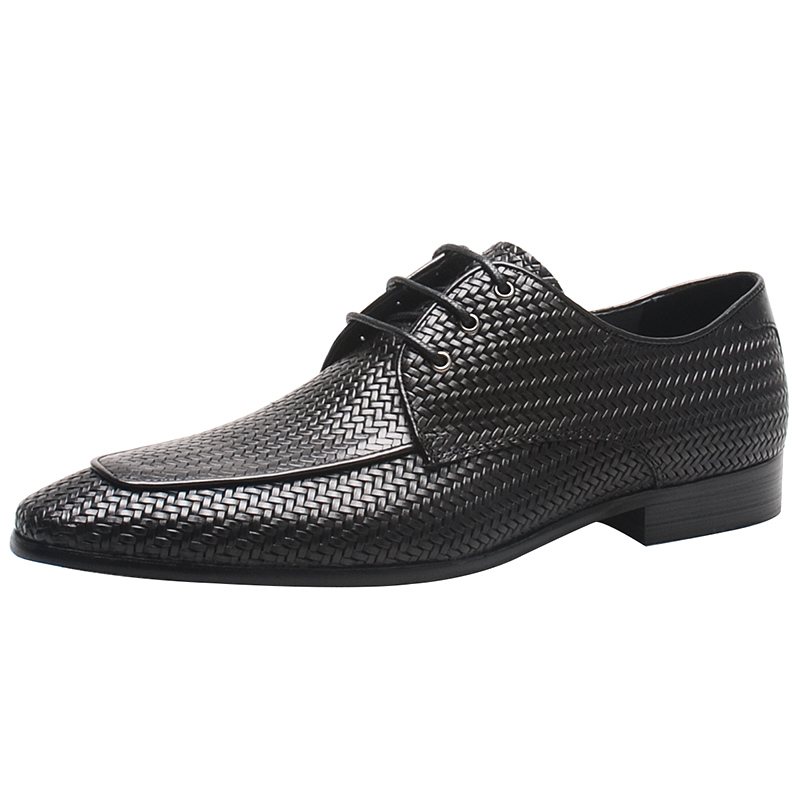 Высококачественные мужские одежда обувь подличная кожаная мужская оксфордская обувь черная бургундские кружевы квадратный пакет.