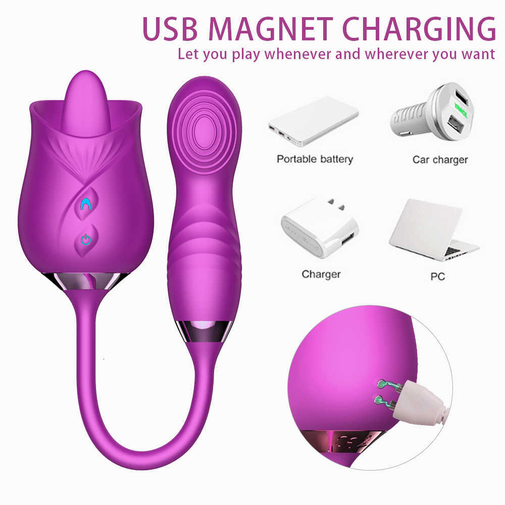 Massager 10 Speed ​​Rose Sucking Vibrator CLIT SUCKER NIPPLE CLITRAIS STIMULATION G SPOT VIVATING Kvinnlig onani för kvinnor