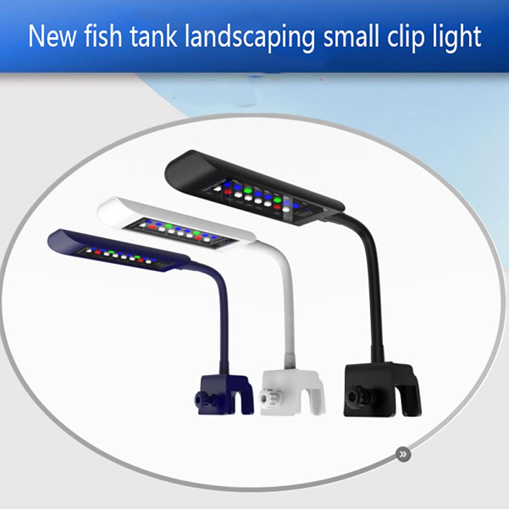 Belysningar 30/45 cm WRGB Akvariumljus med timervattentät fiskbehållare under vattnet LED -lampa Akvarier Dekorbelysning Planterad