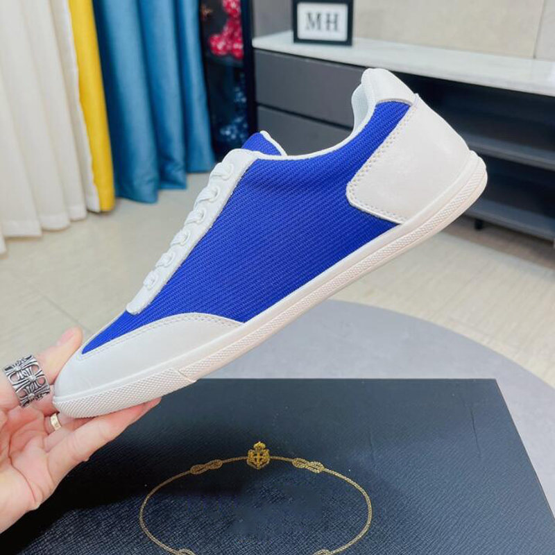 Fashion Dress Shoes Men FLY BLOCK Running Sneakers Non-Slip Light Bottoms Italy Popular Low Tops Rubber Weave Leather Design Casuals Comfor Athletic Shoes Box EU 38-45