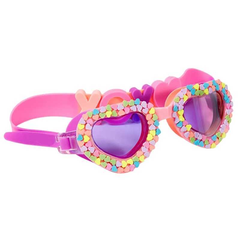 Goggles Kids Swimming Glasses With Anti-dim och UV-skydd NS No Aking FXIB-rem Swim Goggs för barn Eyewear AA230530