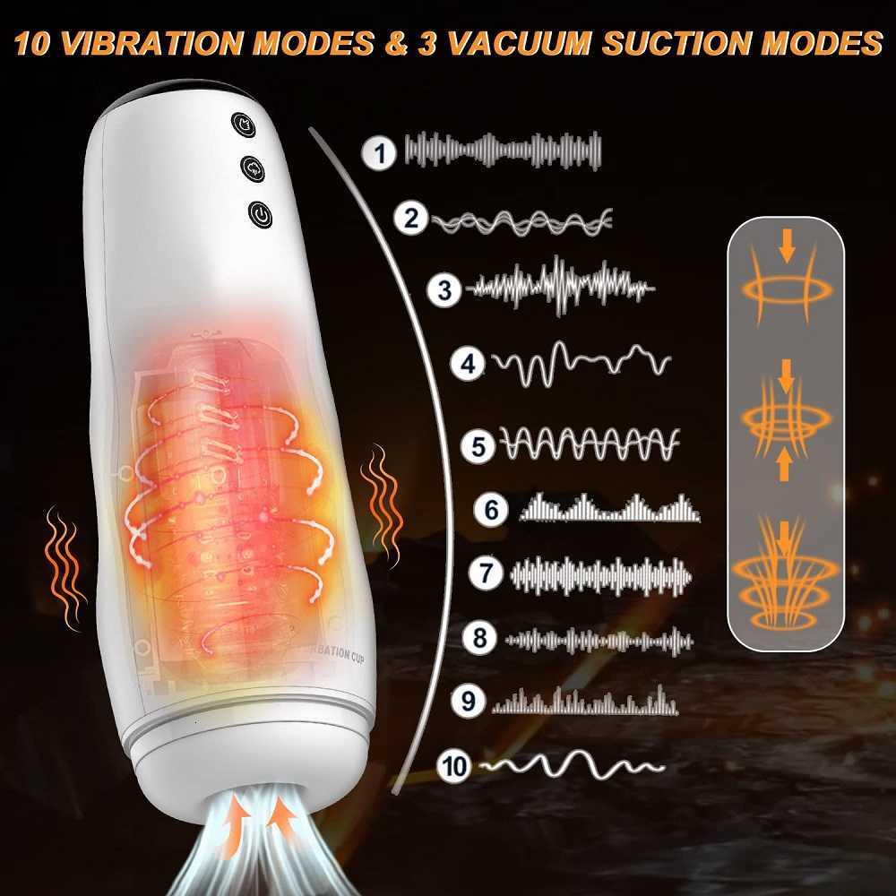 Sugando automático masculino masturbador vibração boquete máquina de silicone vagina homem masturbação copo adulto bens para homem