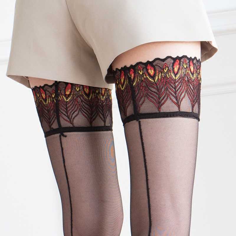 20 % RABATT auf Ribbon Factory Store Ritero Peacock Damen-Stil Spitze Oberkörper transparente Oberschenkel-Silikonsocken bis Sexy Media-Unterwäsche