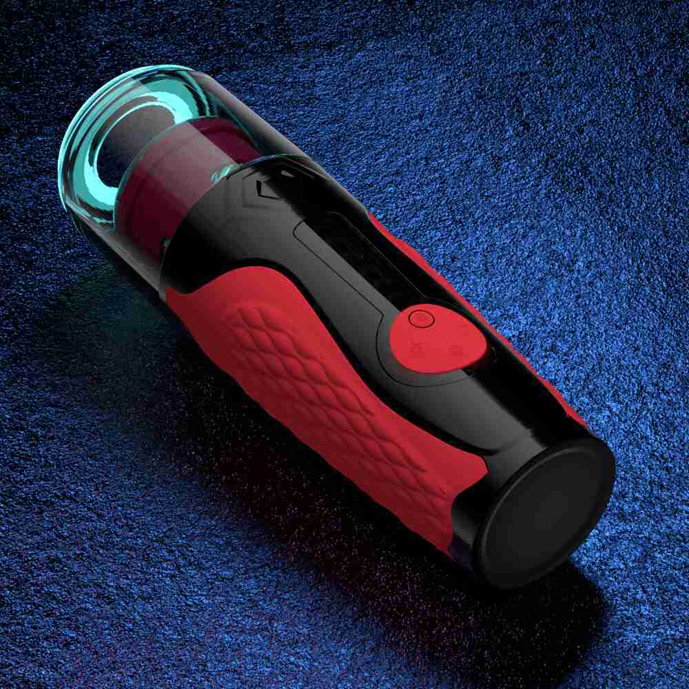 Massager 5 Modes Masturbation Automatic Piston Powerful Rotation Telescopic Masturbator Men One Button Speed Up Adult Goods