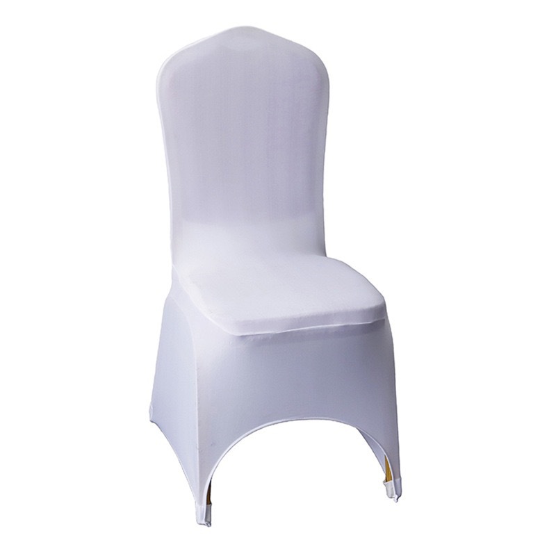 結婚式の宴会の椅子は、結婚式のための普遍的な白いスパンデックスカバー宴会の誕生日ホテルディナーパーティー用品