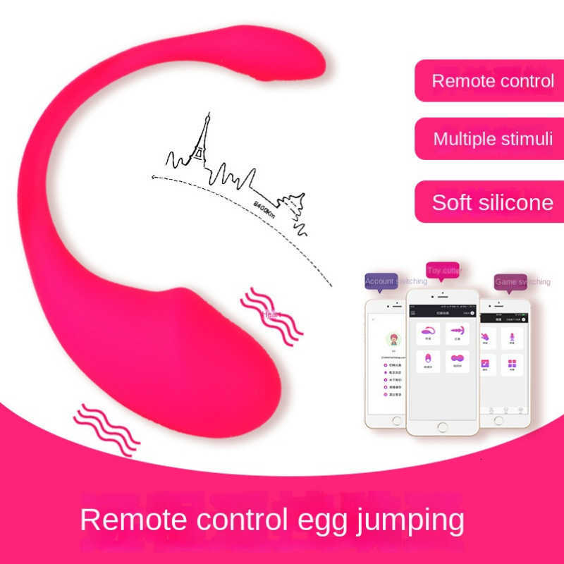 Vibromasseur sautant avec application, dispositif de Masturbation d'œufs, Bluetooth, Wifi, Machine intelligente de fournitures amusantes