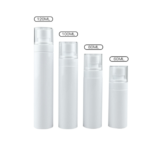 Garrafas de loção de plástico de garrafa de spray vazio 60ml 80ml 100ml 120ml Recipientes cosméticos recarregáveis ​​garrafa de atomizador de pulverização para viagem JL1012