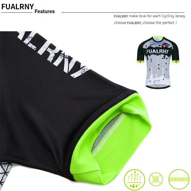 قمصان ركوب الدراجات تتصدر Fualrny Summer MTB UV Protection Team Jersey Maillot Ciclismo Bicycle Clothing P230530