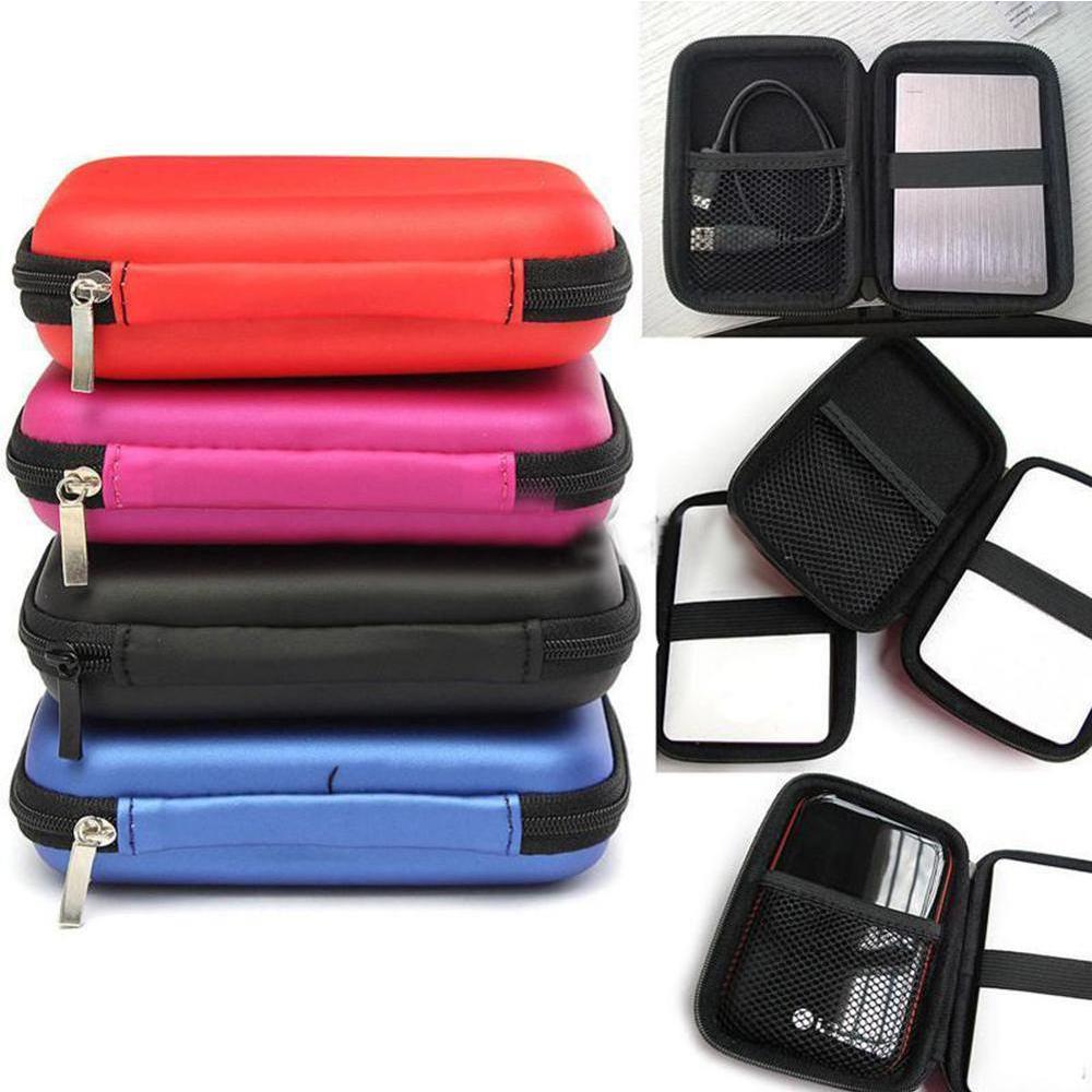 Cases Case Cover for 2.5'' HDD Hard Disk VA Hard Disk Box External Hard Drive Disk Storage Bag For Hard Disk Power Bank Cable Heatset