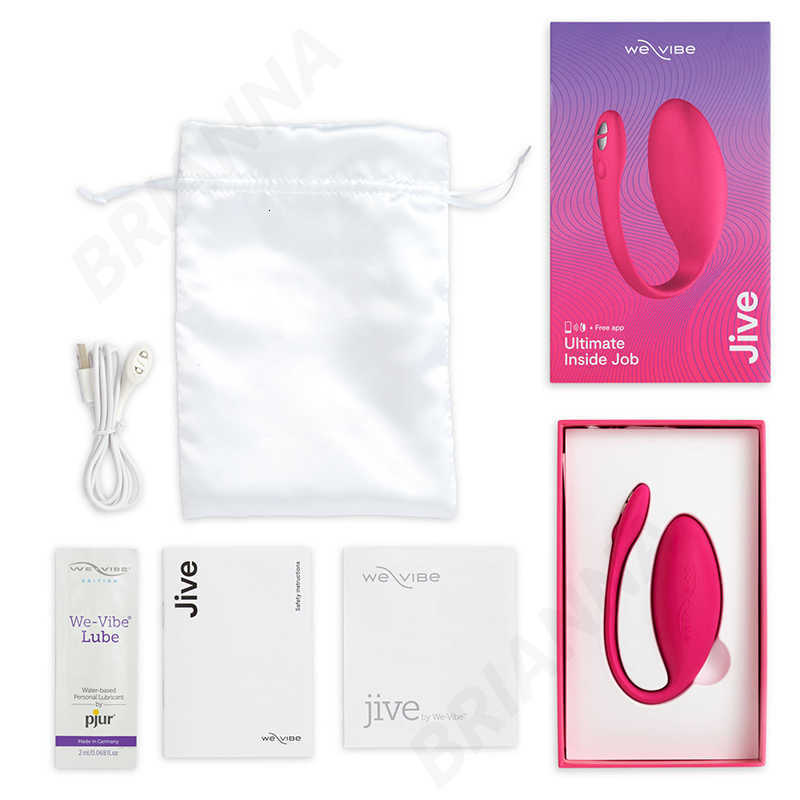 We-vibe Jive Bullet-gestuurde vibrator voor koppels Siliconen draagbare app 18 vibrators Vrouwelijke g-spotstimulator
