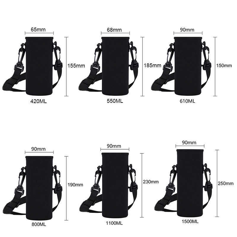Portabel bärare isolerad kopp täckväska hållare utomhus sport juice bärbar vatten flaska p230530